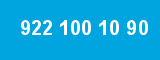 922 100 10 90